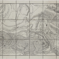 Plan Des Somer aufenthalts S.r Hochfürstl. Durchl. des Herrn Landgrafen zu Hess.-Darmstadt bei Auerbach an der Bergstrase nebst der anliegenden Gegend / Aufgenommen, gezeichnet und Ihro Hochfürstl. Durchl. der Frau Landgräfin Unterthän. gewidm von I. C. Bechstatt, Hochfürstl. Hess. Han. Lichtenb. oberjäger ; C[onrad] Felsing sc von I. C. Bechstatt.